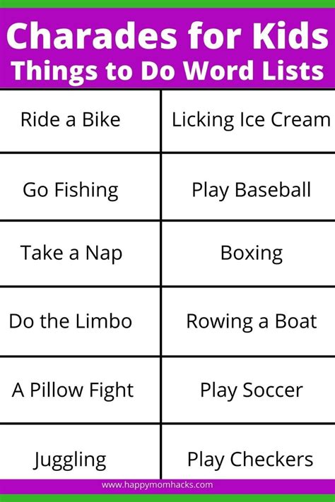 easy charades generator.